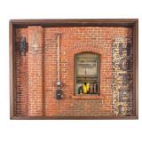 Michael Garman "Hotel" Cityscape Shadowbox