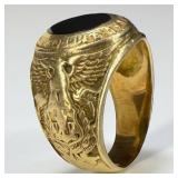 US Merchant Marine Cadet Corp 10K Gold Ring