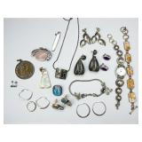 Group of Sterling Silver Jewelry (B)