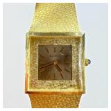 14K Solid Gold Lucien Piccard Watch