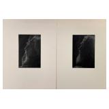 (2) Edmund Teske Solarization Silver Gelatin Photo