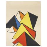 Alexander Calder "Pyramids" Lithograph
