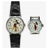 (2) Mickey Mouse Watches