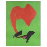 Gerard Schneider "Composition Abstraite IV" Scre