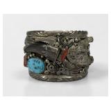 Jason Livingston Sterling Silver Bear Claw Navajo