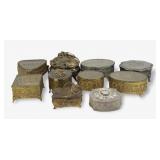 Group of Vintage Jewelry Boxes