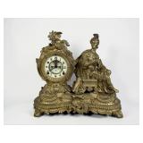 Ansonia Figural Eight Day Mantel Clock