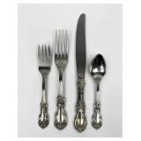 (49 pc) Reed & Barton Burgundy Sterling Flatware S