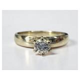 Ladies 14K Gold & Diamond Ring