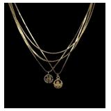 (3) 14K Gold Chains & 12K Gold-Filled Chain