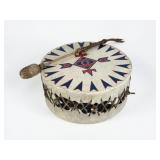 Sioux Rawhide Painted Drum