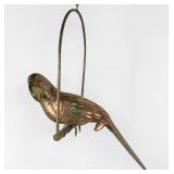 Luis Arturo Copper & Brass Parrot Sculpture
