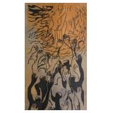 Uche Okeke The Returnï¿½ Woodcut Print