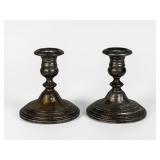 Pair of Gorham Sterling Weighted Candlesticks