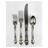 (68pc) Wallace "Violet" Sterling Flatware Set