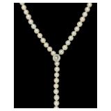 Mikimoto 18K Gold Pearl & Diamond Necklace & Earri