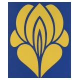 Jack Youngerman "Yellow Iris" Serigraph
