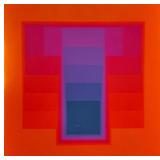 (9) Op Art Prints (As Is)