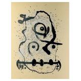 Joan Miro "Le Polyglotte" Colored Lithograph