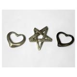 (3) Tiffany & Co Sterling Pendants