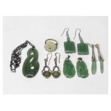 Group of Jadite Jewelry
