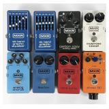 Group of MXR Guitar Pedals