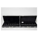 (2) Road Runner Guitar Stand Flightcases