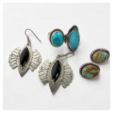 Group of Native American Sterling Jewelry