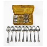 (15) Hand-Engraved Sterling Spoons