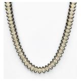 Navajo Pearls Sterling Silver Beaded Necklace