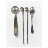 (4) Mexican Sterling Silver Spoons