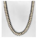 Navajo Pearl Sterling Silver Necklace