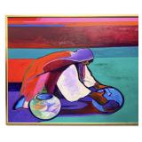 John Nieto "Maria" Acrylic on Canvas