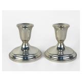 (2) Towle Sterling Silver Weighted Candlesticks