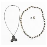 (3) Norwegian Sterling Jewelry Pieces