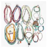 Large Group of Native American-Style Jewelry