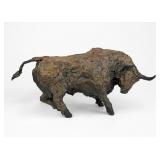 Siri Hollander "Toro" Bronze Sculpture
