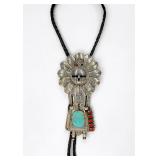 Jereme Delgarito Kachina Sterling Turquoise &...