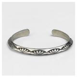 Roger Skeet Navajo Sterling Cuff