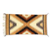 Navajo Serrated Diamond Fringed Rug