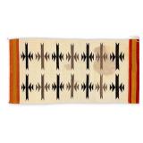 Navajo Arrow Motif Fringed Rug