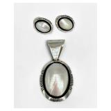 Carol Felley Sterling Silver & Mother of Pearl...