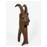 Black Forest Nutcracker with Goat Figure