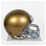 Signed Joe Montana Notre Dame Football Helmet
