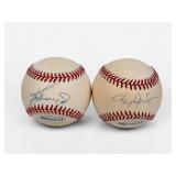 (2) Ken Griffey Jr & Roger Clemens Signed...
