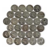 (30) Silver Quarters