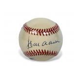 Signed Hank Aaron Official National Leaque...