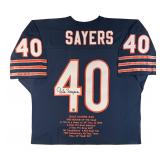 Signed Gale Sayers Hall of Fame Chicago Bears...
