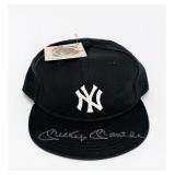 Signed Mickey Mantle New York Yankees Baseball Cap