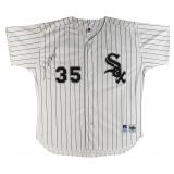 Autographed Frank Thomas Rookie Card and Jersey